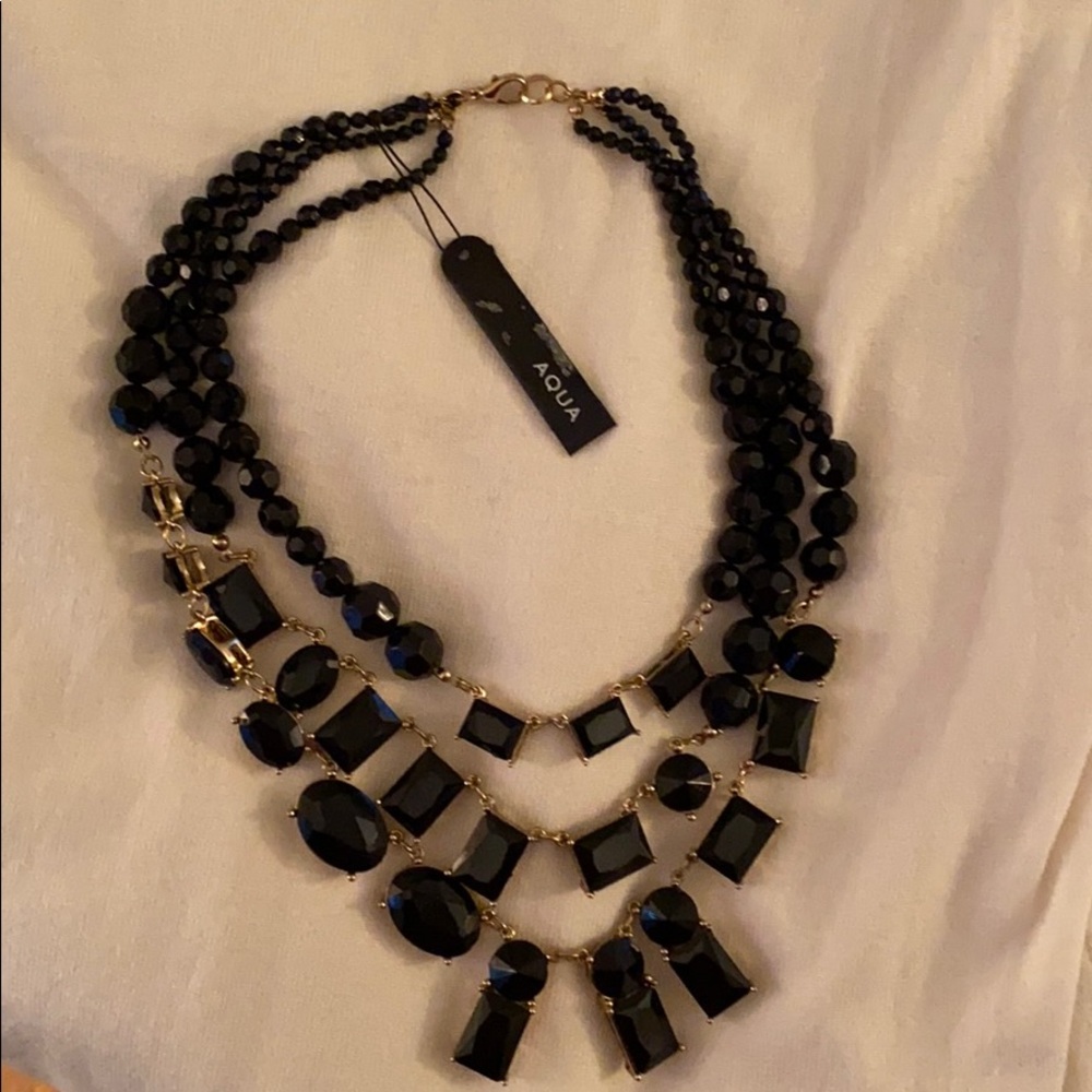Aqua Necklace from Bloomindale’s.